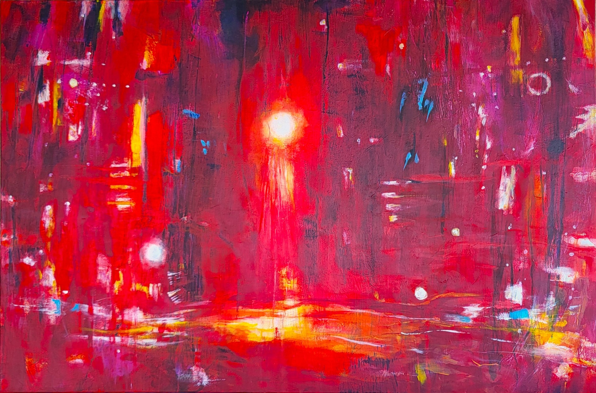 Solar Fire (2026), 150 x 100 cm